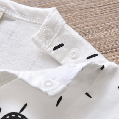 Mameluco Bebé Estampado Panda Primavera Otoño - Image 5