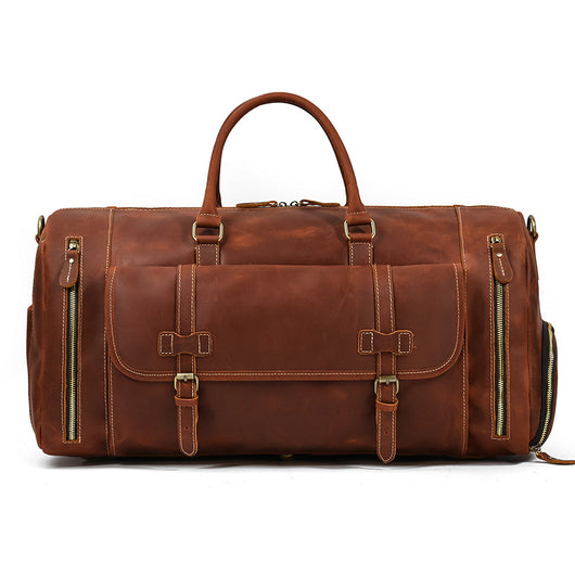 Bolsa de Viaje en Cuero Curtido al Vegetal para Hombre - Image 8