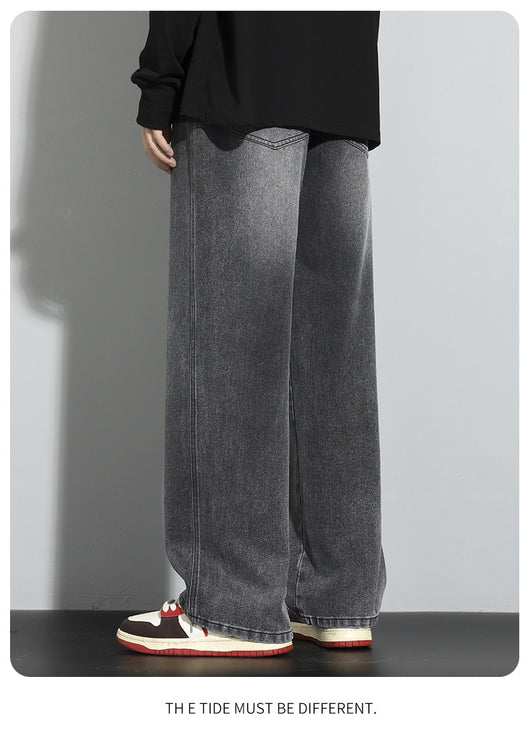 Jeans Hombre Pierna Ancha Minimalista y Cómodo - Image 33