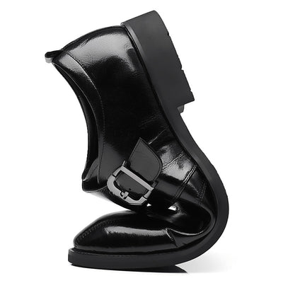 Zapatos de Cuero Casuales para Hombre con Hebilla y Bordado Termocrómico - Image 19