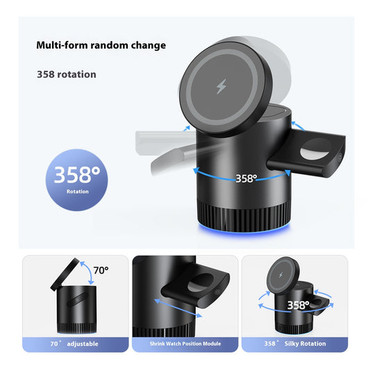 Reloj Inteligente con Auriculares y Cargador Magnético 3 en 1 - Image 2