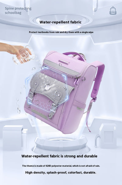 Mochila Escolar Ultraligera con Protección Dorsal para Primaria - Image 19