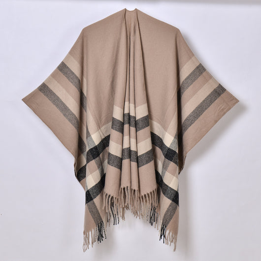 Chal con Borlas y Diseño Escocés Jacquard - Image 25