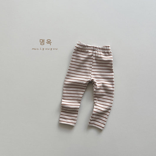 Leggings Infantiles a Rayas - Pantalones Ajustados Cómodos para Niños - Image 10