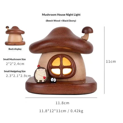 Lámpara Nocturna LED Recargable con Diseño de Seta para el Hogar - Image 6
