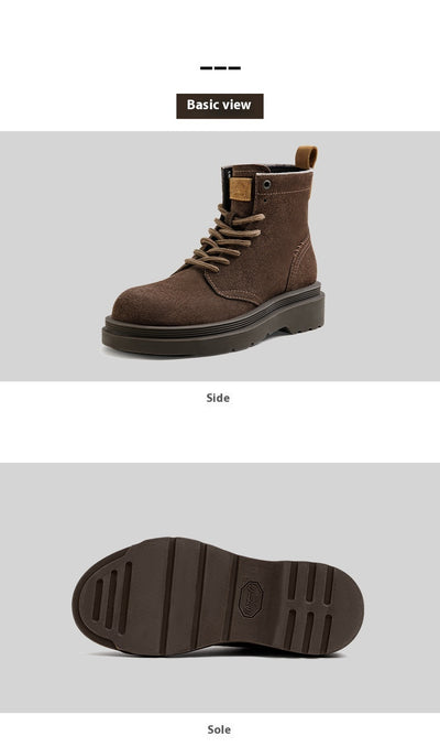 Botas Martin Retro Plataforma Gamuza Hombre - Estilo Casual Urbano - Image 9