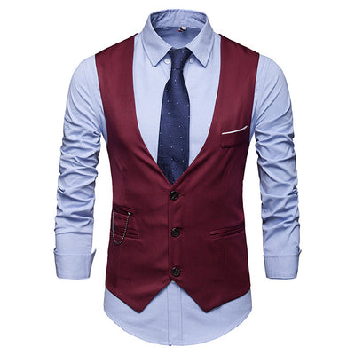Chaleco Clásico Británico para Hombre Talla Grande - Image 18