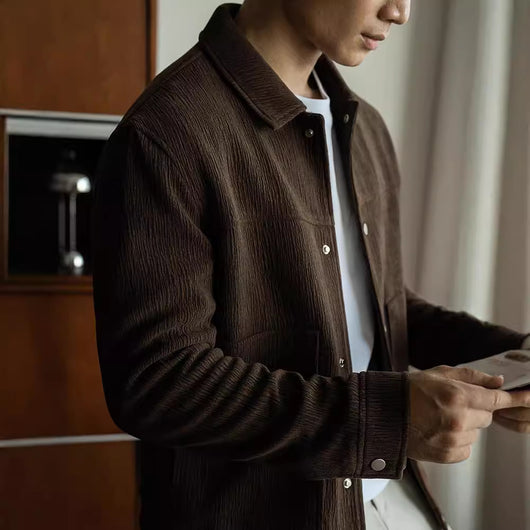 Chaqueta Texturizada Premium para Hombre - Otoño e Invierno - Image 4