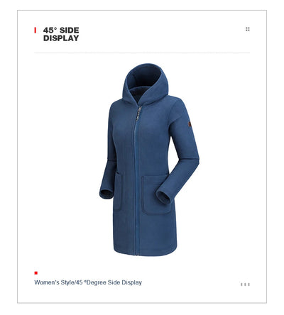Chaqueta Polar Larga con Capucha - Image 9