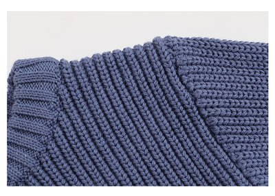 Suéter Básico de Cuello Redondo para Niñas - Colores Lisos - Image 25