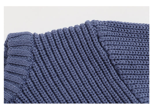 Suéter Básico de Cuello Redondo para Niñas - Colores Lisos - Image 25