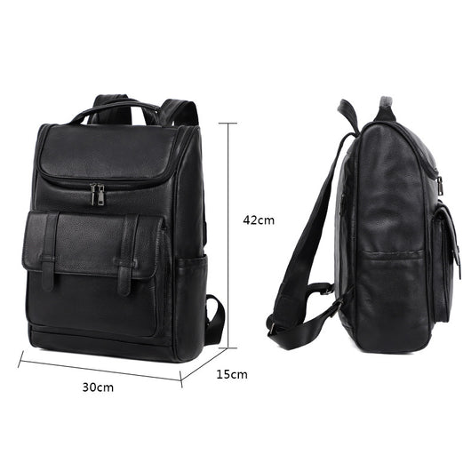 Mochila de Cuero Genuino Gran Capacidad Premium - Image 4