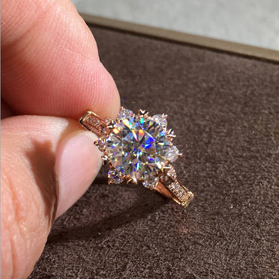 Anillo de Circonita con Seis Garras de Diamante - Image 10