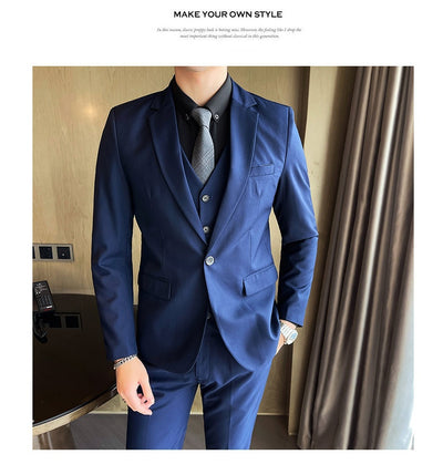 Traje Slim Fit Británico para Hombre - Conjunto Casual Elegante - Image 31