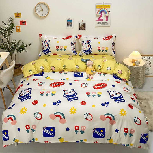 Conjunto de 4 Piezas en Algodón Estampado con Acabado Satinado - Image 15