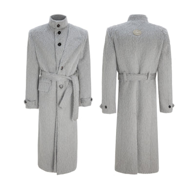 Abrigo Trench de Alpaca con Cintura Ajustable - Image 11