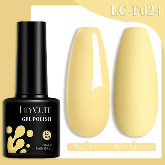 Set de Pegamento para Uñas con Brillo de Color Sólido - Image 59