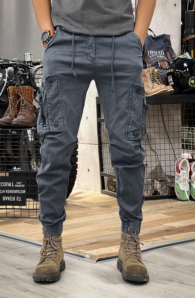 Pantalones Tácticos Casual de Pierna Recta para Hombre con Puños Ajustables - Image 28