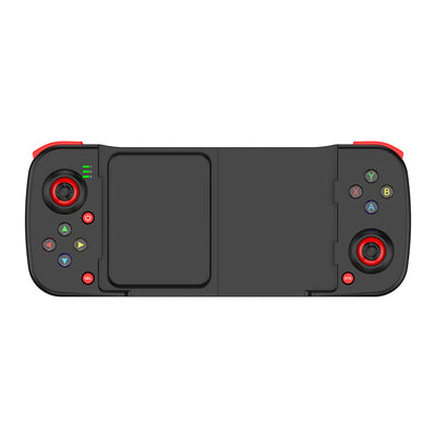 Black retractable game handle with red accents, dual joysticks, D-pad, and colored action buttons. - Image 6