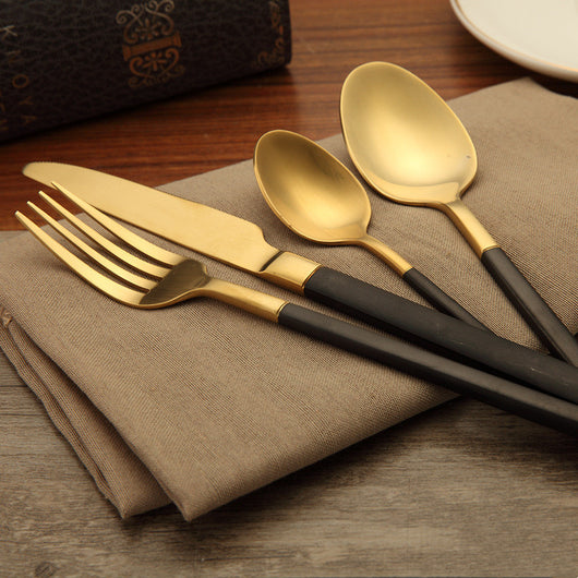 Juego de Cubiertos Elegantes para Restaurante - Cuchillo, Tenedor y Cucharas - Image 3