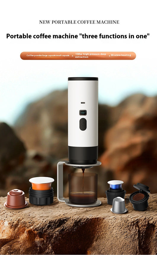 Cafetera Cápsula Portátil Automática con Calentamiento Inalámbrico - Image 15