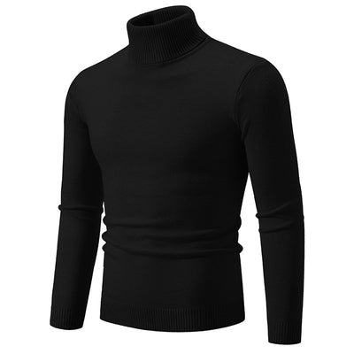 Suéter Cuello Alto Básico para Hombre - Estilo Europeo y Americano - Image 10