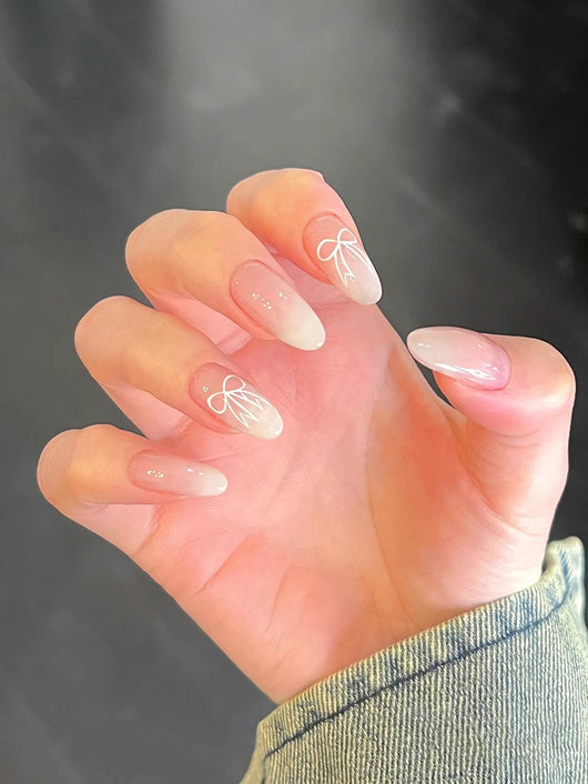 Uñas Postizas Nude Minimalista - Parches de Manicura Listos para Usar - Image 11