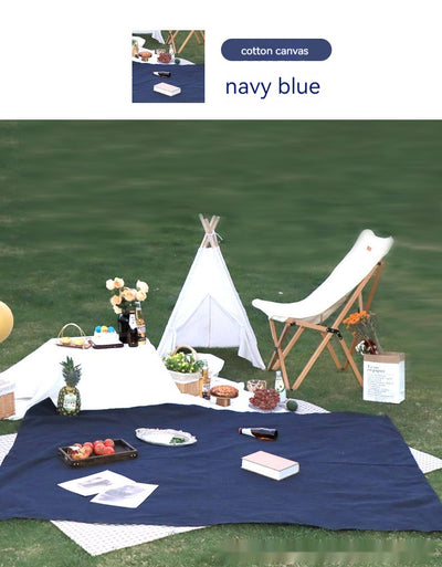 Manta de Picnic Premium con Asa de Cuero - Diseño Minimalista y Elegante - Image 8