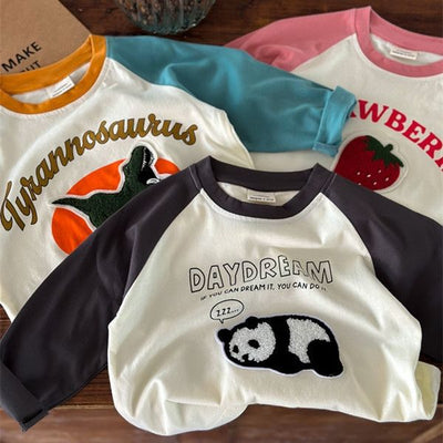 Camiseta Infantil de Manga Larga en Algodón para Primavera y Otoño - Image 17