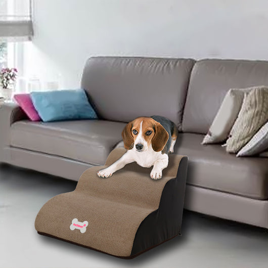 Escalera Rampa para Perros Pequeños - Acceso Fácil a Sofá y Cama