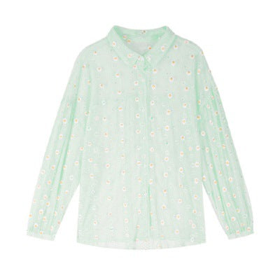 Conjunto de Tres Piezas Escolar Coreano con Short de Malla Estampada y Tirantes - Image 3