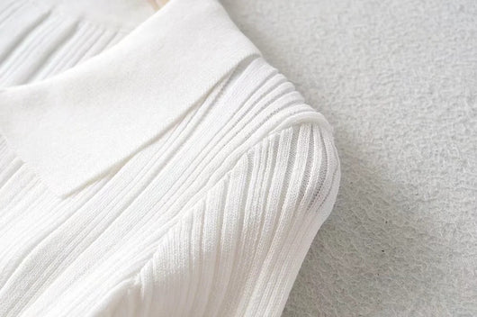 Vestido Ejecutivo para Mujer con Solapa y Cierre Simple - Image 16