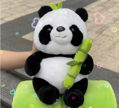 Almohada Panda con Tubo de Bambú Simulado - Image 5