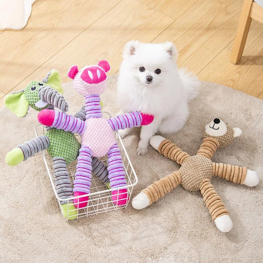 Juguete Interactivo para Perros y Gatos - Elefante Sonoro con Alivio de Estrés - Image 10