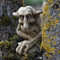 Escultura Gótica de Piedra Fundida - Gárgola y Trol Decorativo en Resina