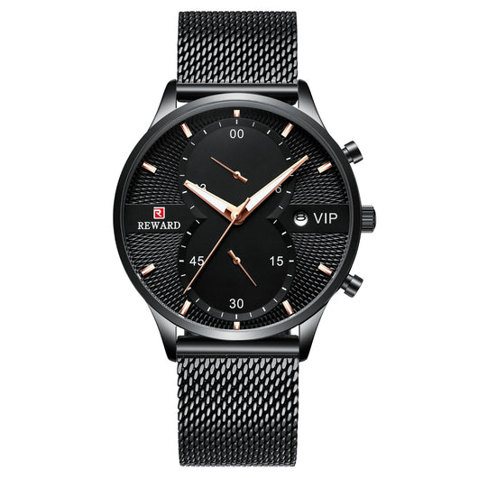 Reloj de Hombre Sumergible con Calendario y Movimiento de Cuarzo - Image 5