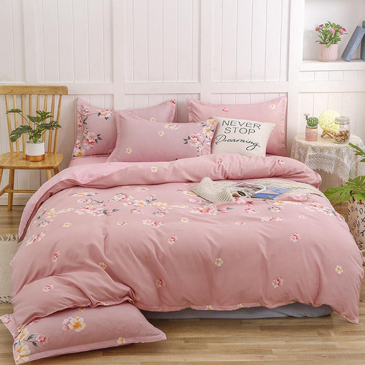 Juego de Cama Algodón Satinado de Cuatro Piezas con Funda Acolchada Reforzada - Image 32