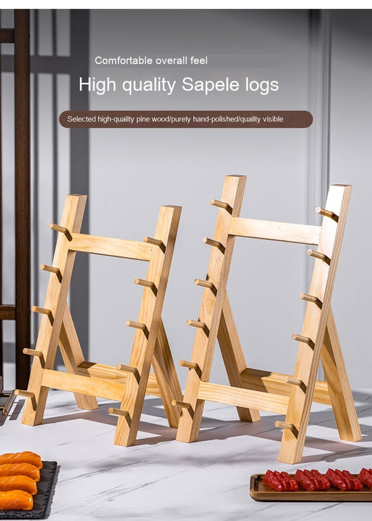 Soporte para Cuchillos de Madera Sapele - Organizador de Cocina Premium - Image 19