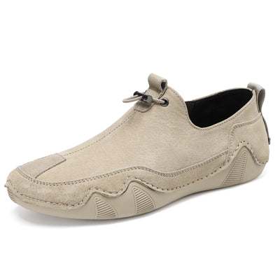 Zapatos Casuales de Cuero para Hombre - Transpirables y sin Cordones - Image 5