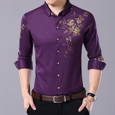 Camisa Estampado Flores para Hombre - Image 9