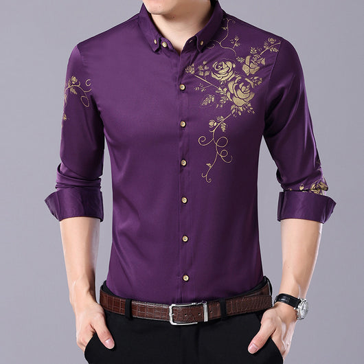 Camisa Estampado Flores para Hombre - Image 9