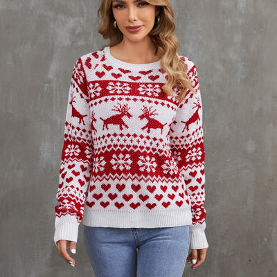 Suéter Navideño de Cuello Alto con Diseño de Muñeco de Nieve - Image 6