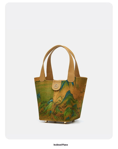 Bolsa Clutch Estilo Chino Tradicional con Diseño de Canasta Tejida - Image 31
