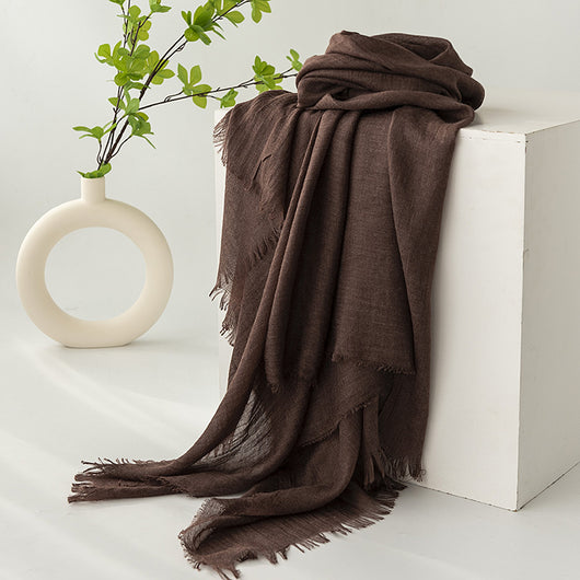 Pañuelo de Algodón y Lino Verano - Protección Solar Elegante - Image 31