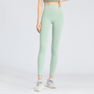 Leggins Deportivos Mujer Cintura Alta Levanta Glúteos Tela Elástica Melocotón - Image 9