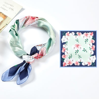 Pañuelo de Seda Satinada Estampado - Image 7