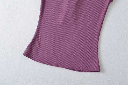 Playera Cuello V Ajustada de Manga Corta - Diseño Moderno y Favorecedor - Image 20