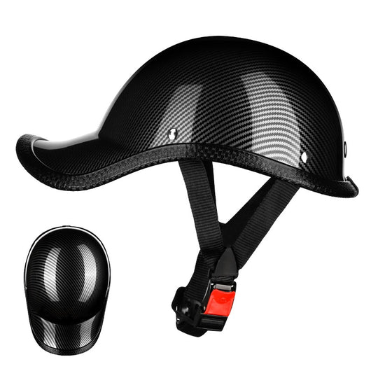 Casco Retro Eléctrico con Batería para Motocicleta - Protección de Seguridad Media - Image 2