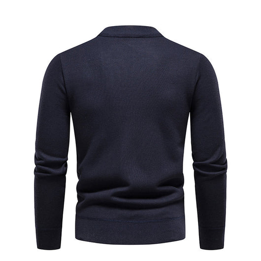 Suéter para Hombre con Forro Polar Grueso Cuello Redondo - Image 15