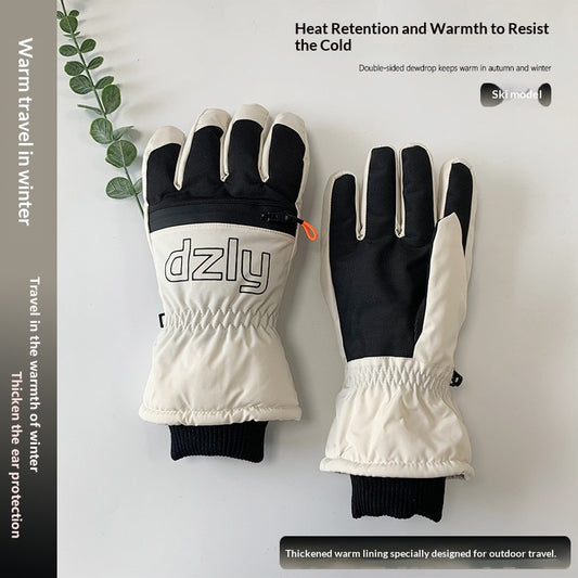 Guantes Térmicos para Esquí Hombre - Pantalla Táctil, Impermeables y Cortavientos